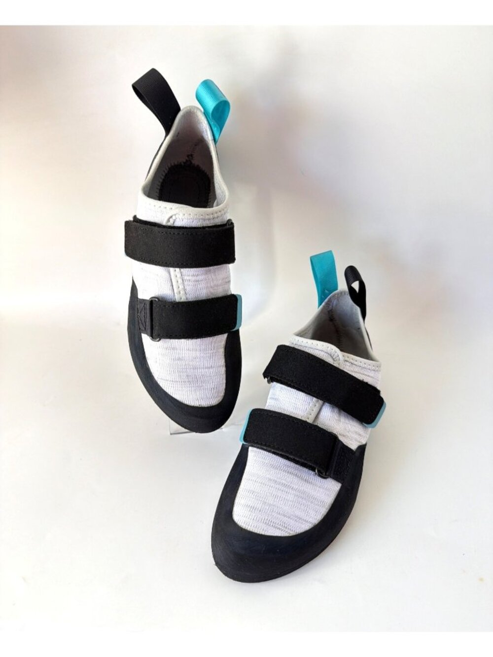 Black Diamond Momentum Womens Climbing Shoes Size 6 US White/Black/Alloy